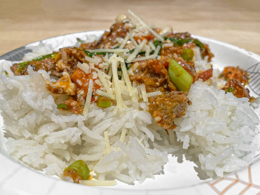 Curried Beef with Rice