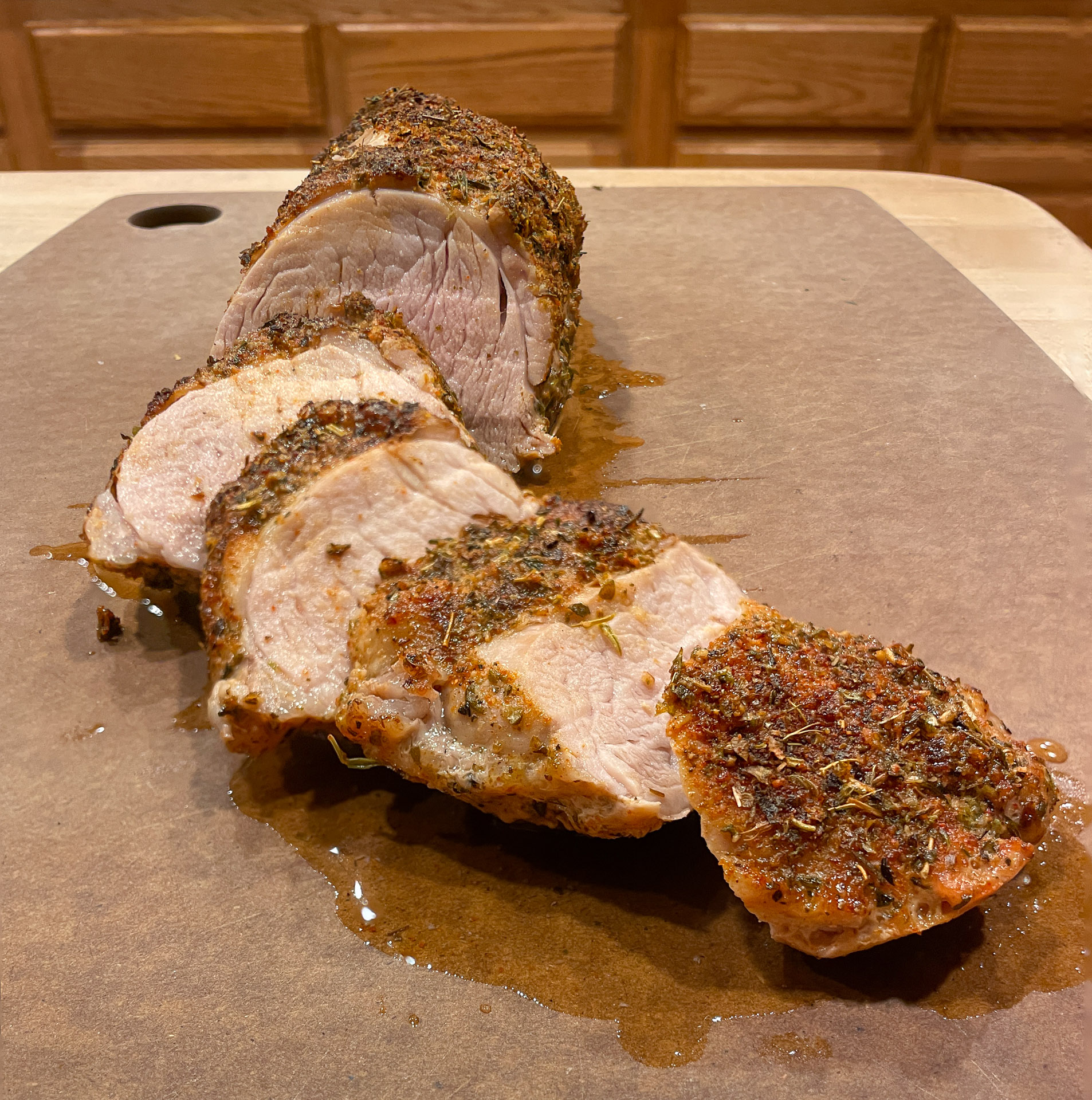 Herb Crusted Pork Tenderloin