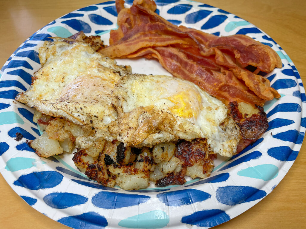 Potatoes, Bacon, and Eggs