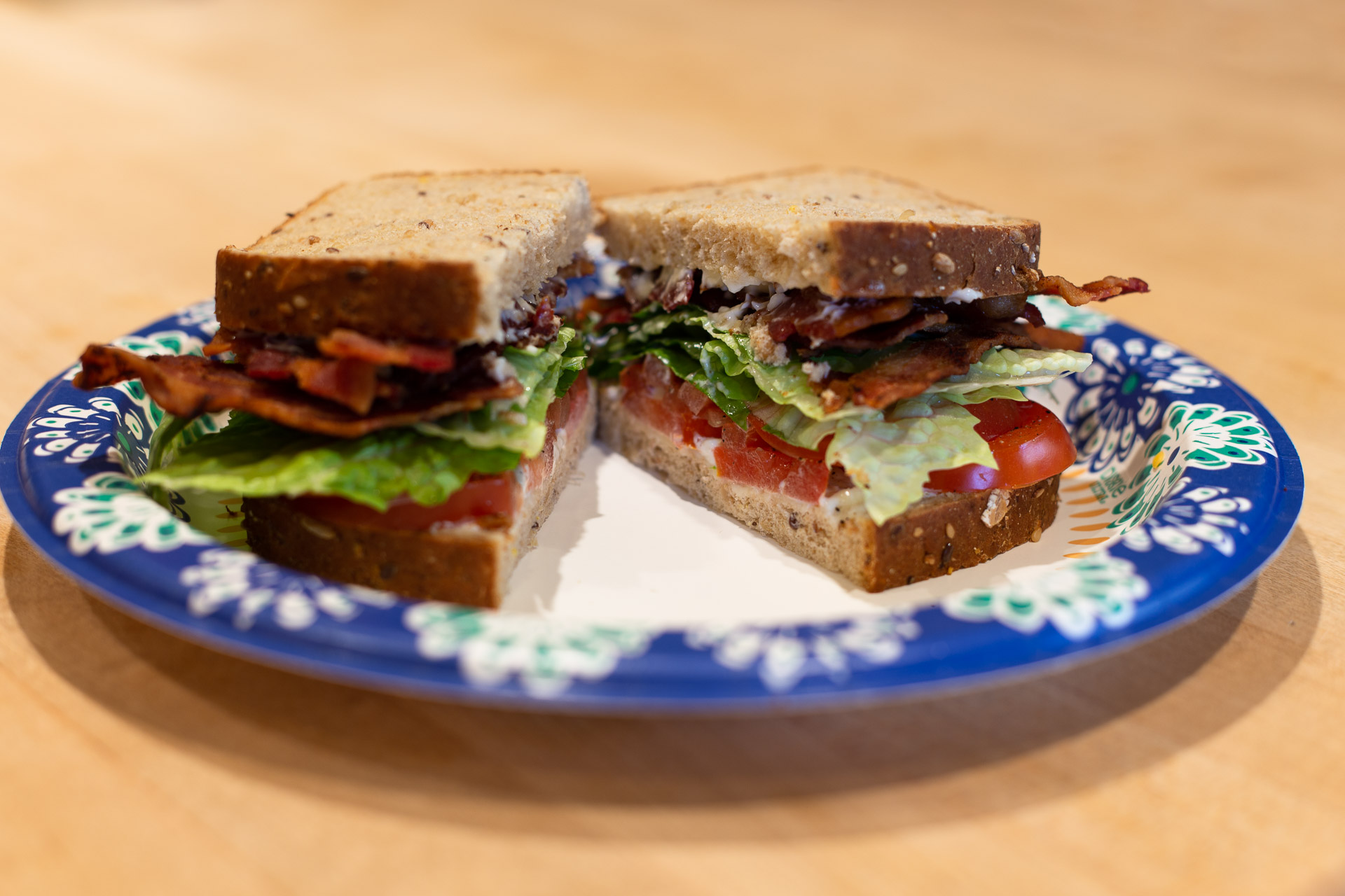 Bacon Lettuce and Tomato Sandwich