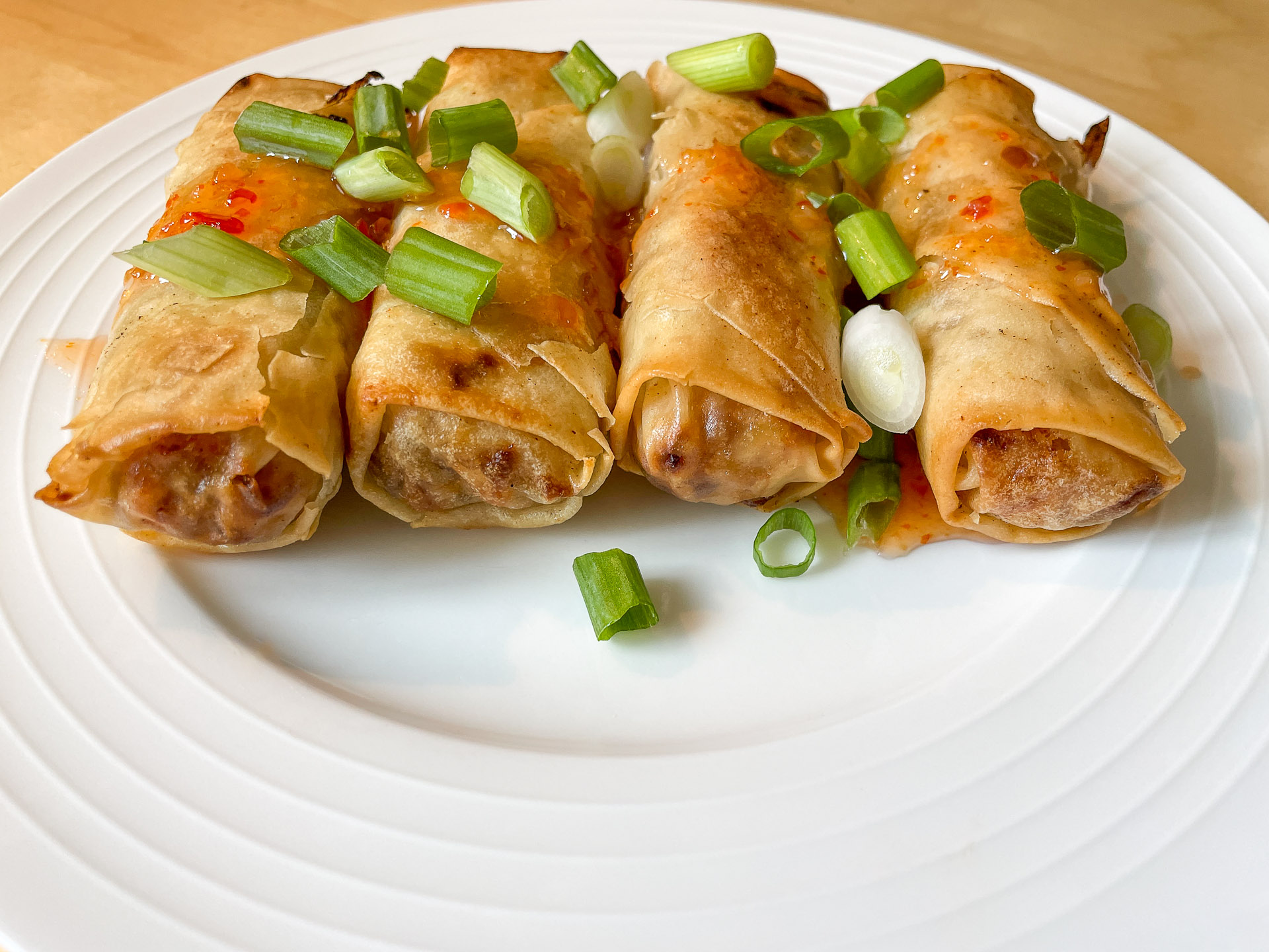 Smoked Pork Spring Rolls