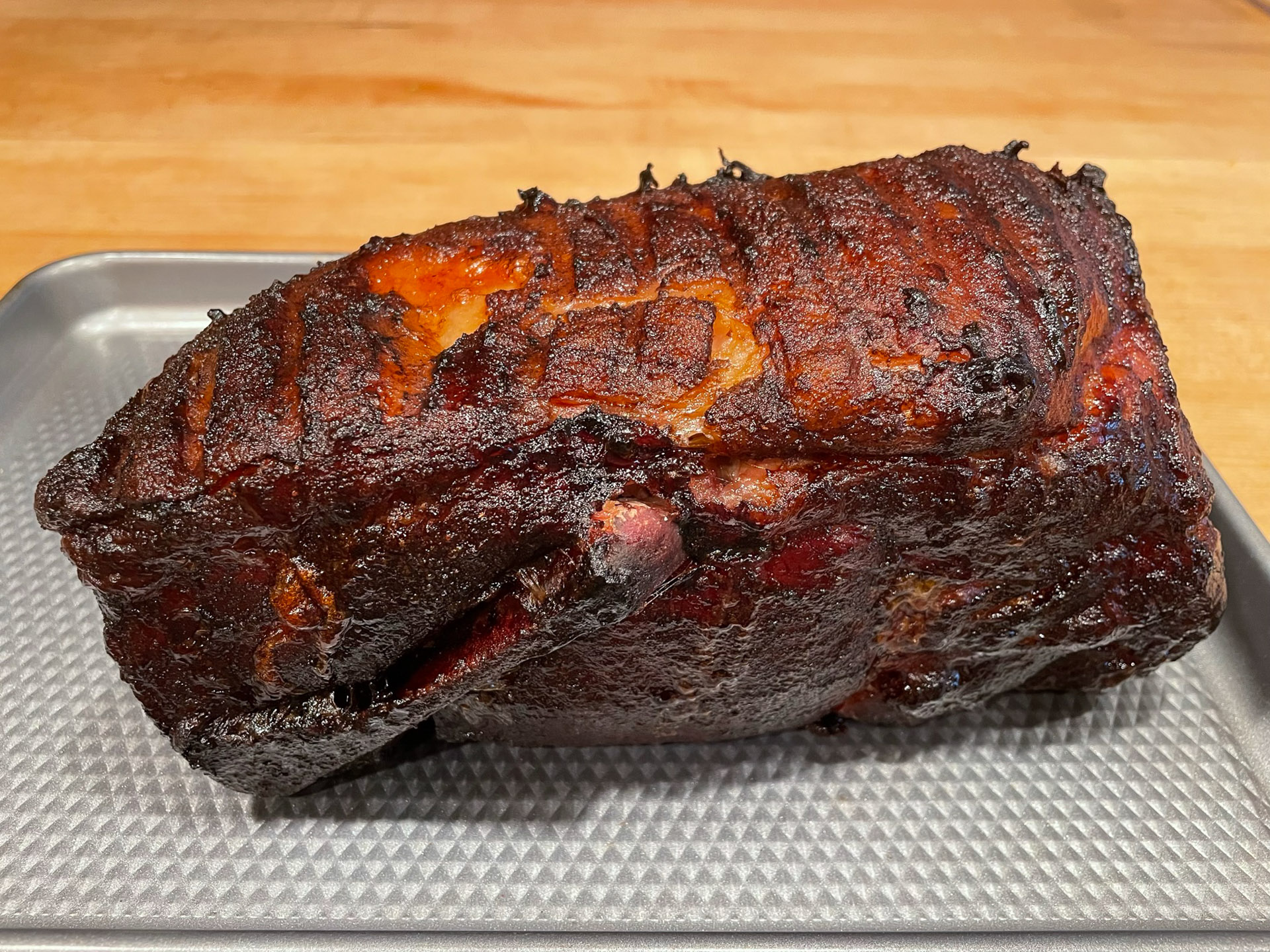 Applewood Smoked Pork Butt Roast