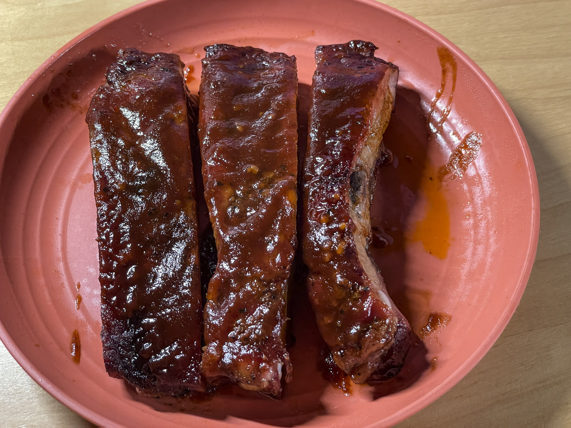 Smoked Ribs - With Sauce