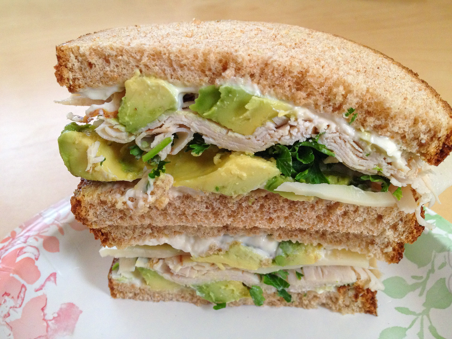 Avocado Turkey Sandwich