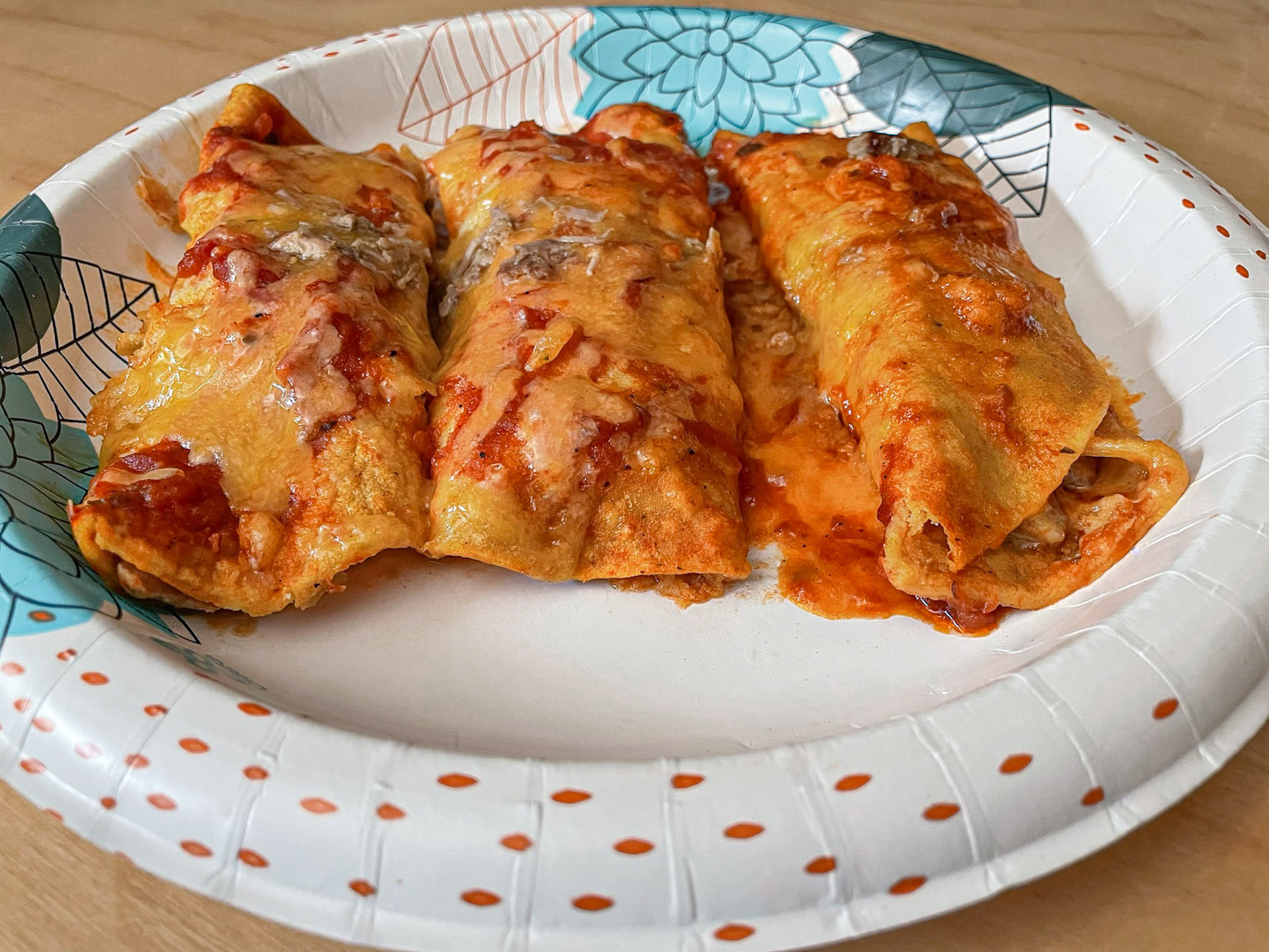 Meat and Cheese Enchiladas