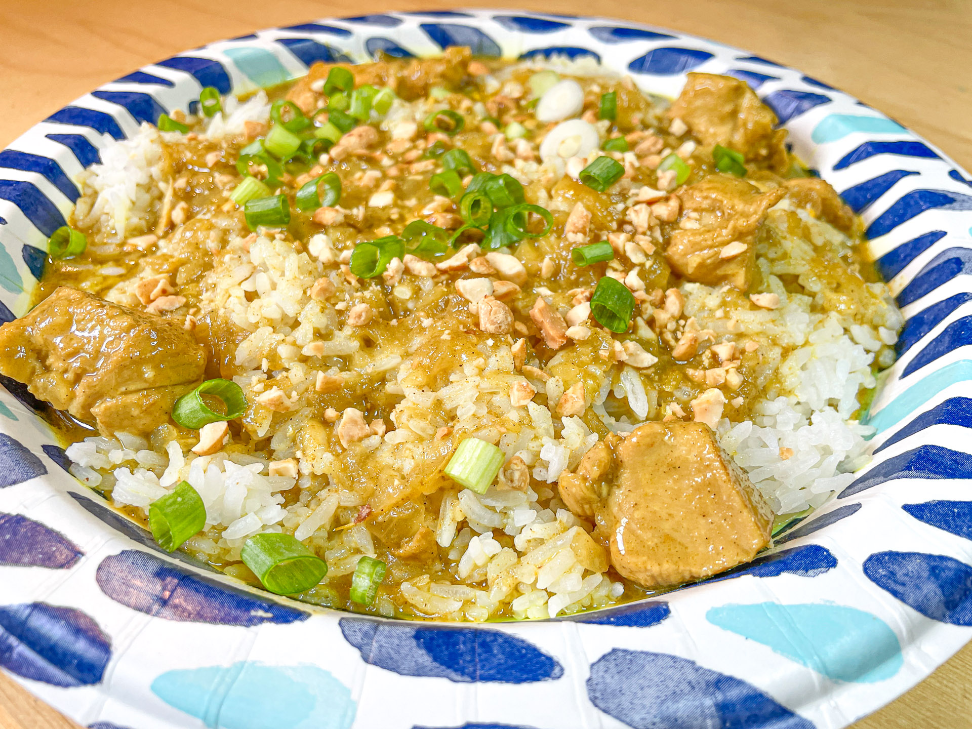 Chicken Curry Over Rice