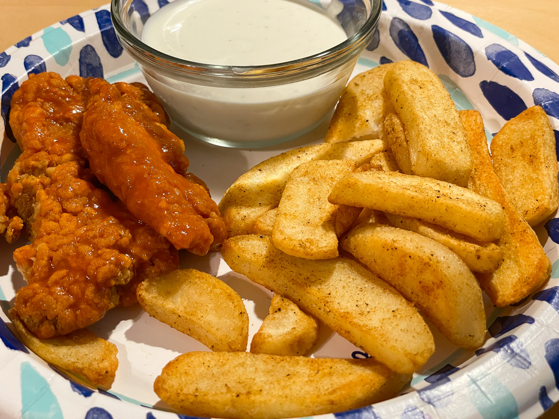 Buffalo Chicken Tenders w/Steak Fries