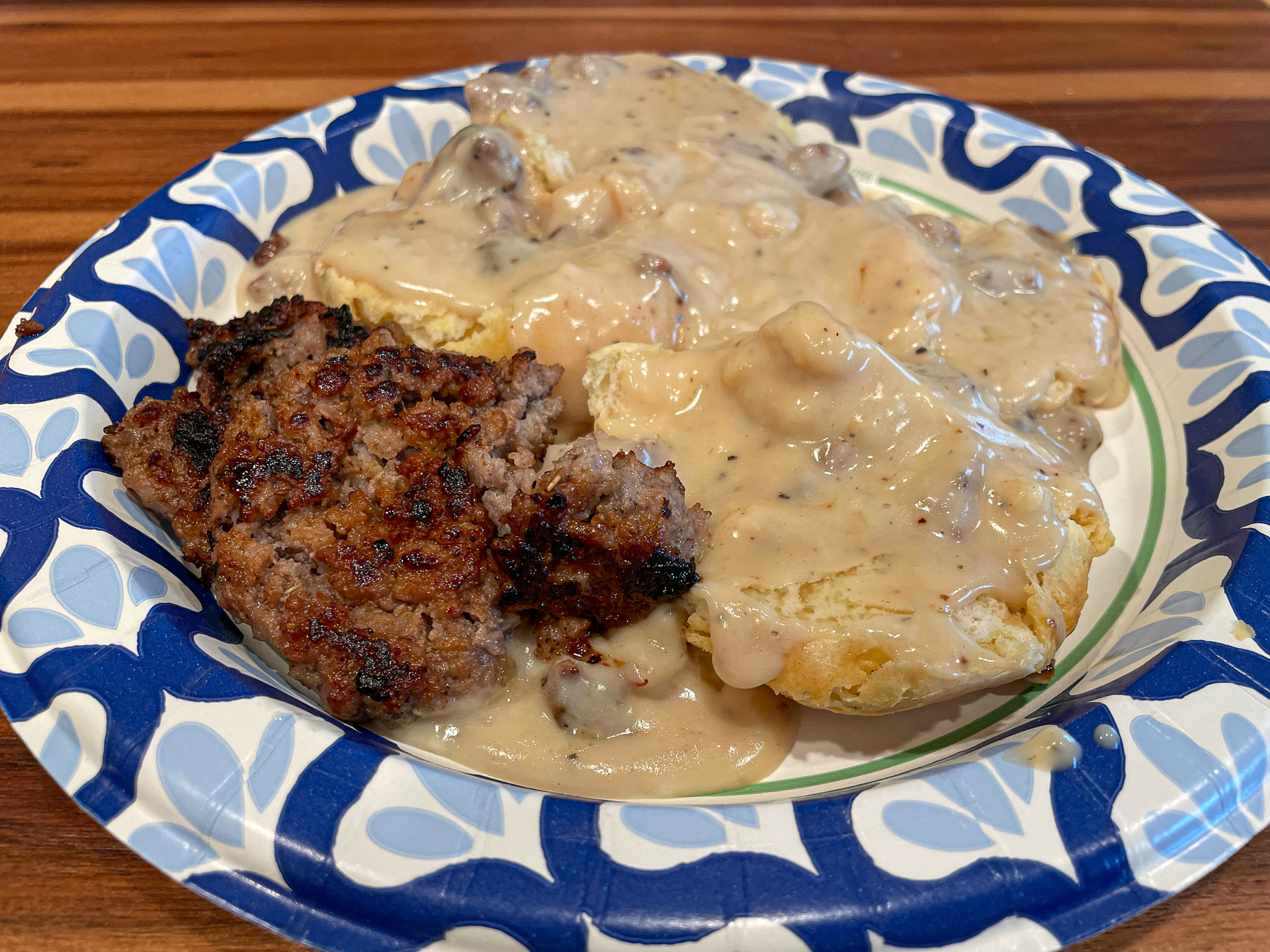 Sausage w/ Biscuits and Gravy