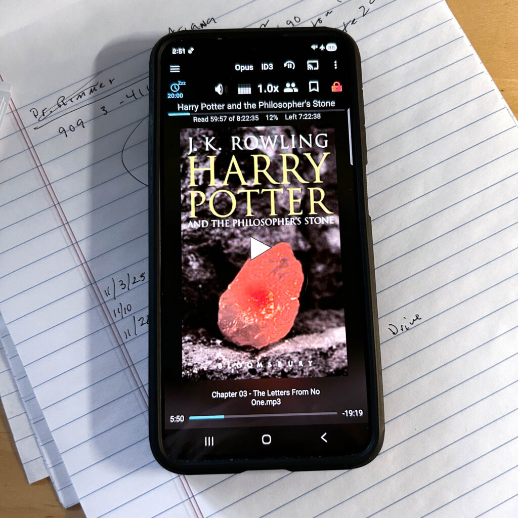 Audiobooks on Cell Phone