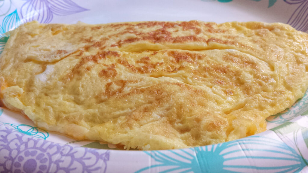 Slightly Overcooked Omelet