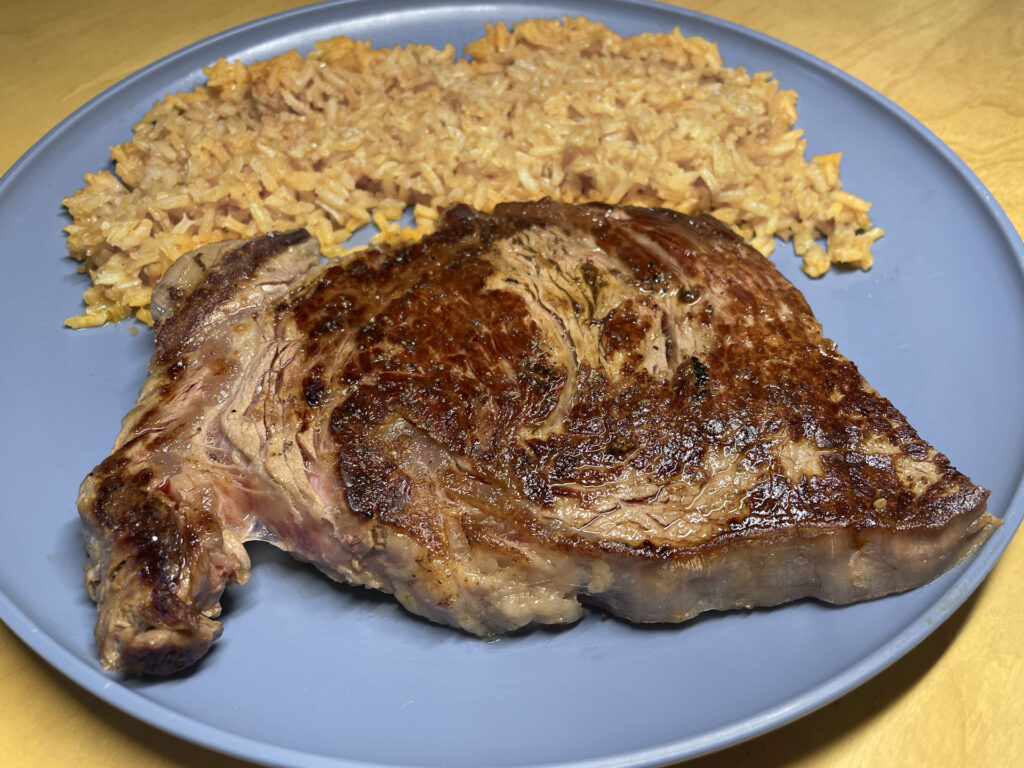 Rib Eye & Rice