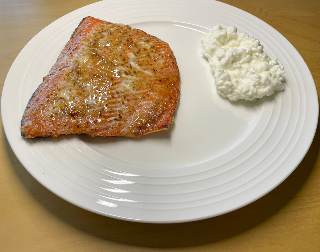 Honey Mustard Glazed Salmon