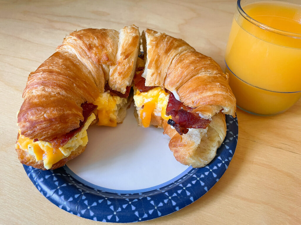 Bacon, Egg, and Cheese Croissant