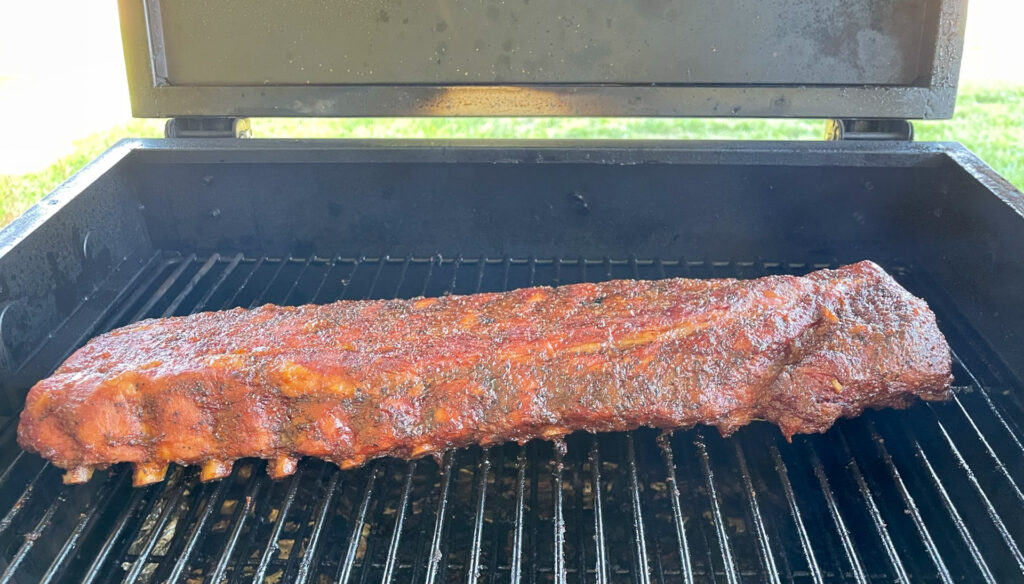 Pork Ribs on the Smoker