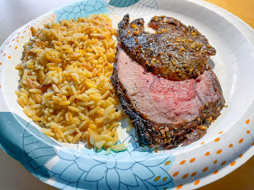 Baked Eye of Round w/Rice-A-Roni