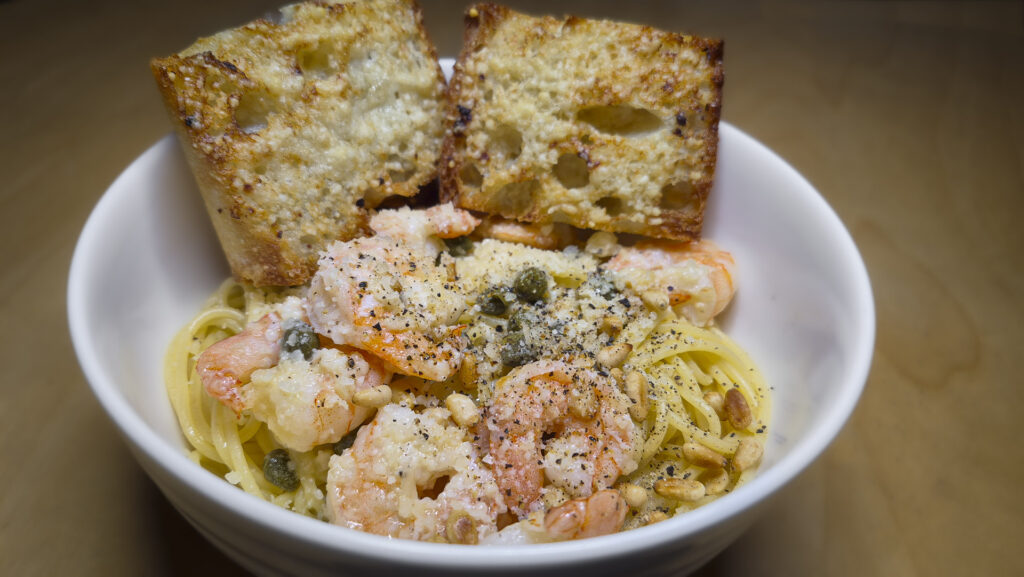 Garlic Shrimp Pasta