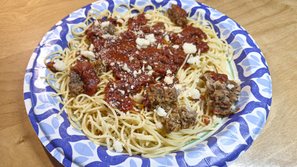 Pasta w/Meatloaf
